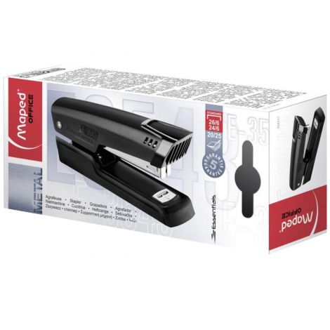 Zszywacz Maped Essentials Czarny, 25 kartek - 2